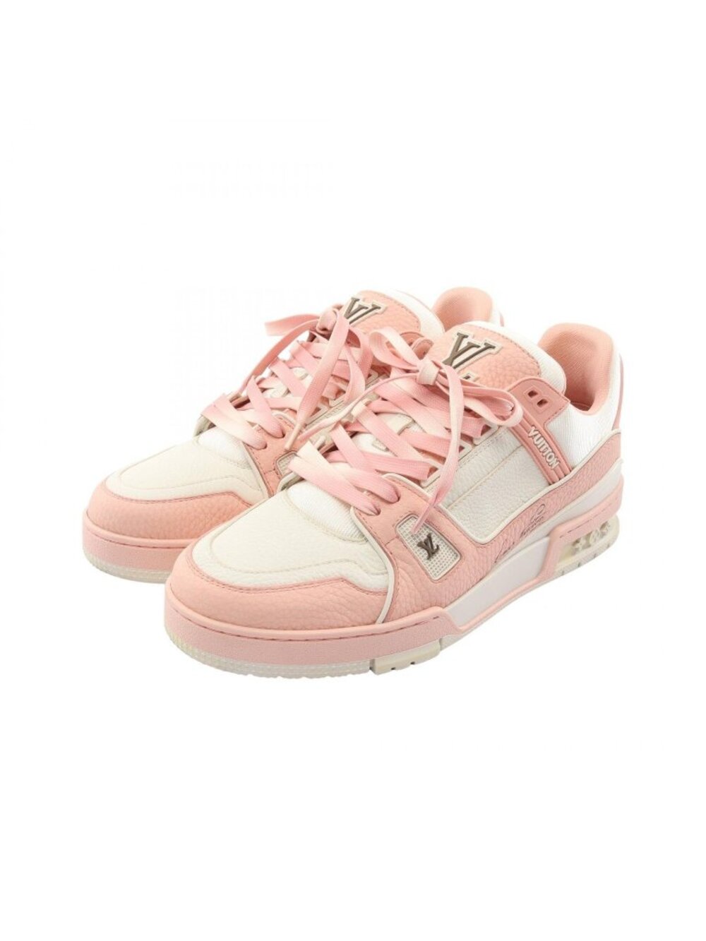 Louis Vuitton Sneakers LV Trainer Line Rose White Leather